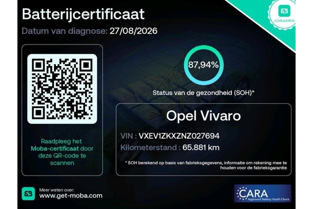 Opel Vivaro-e L3H1 Edition 50 kWh L3H1 12
