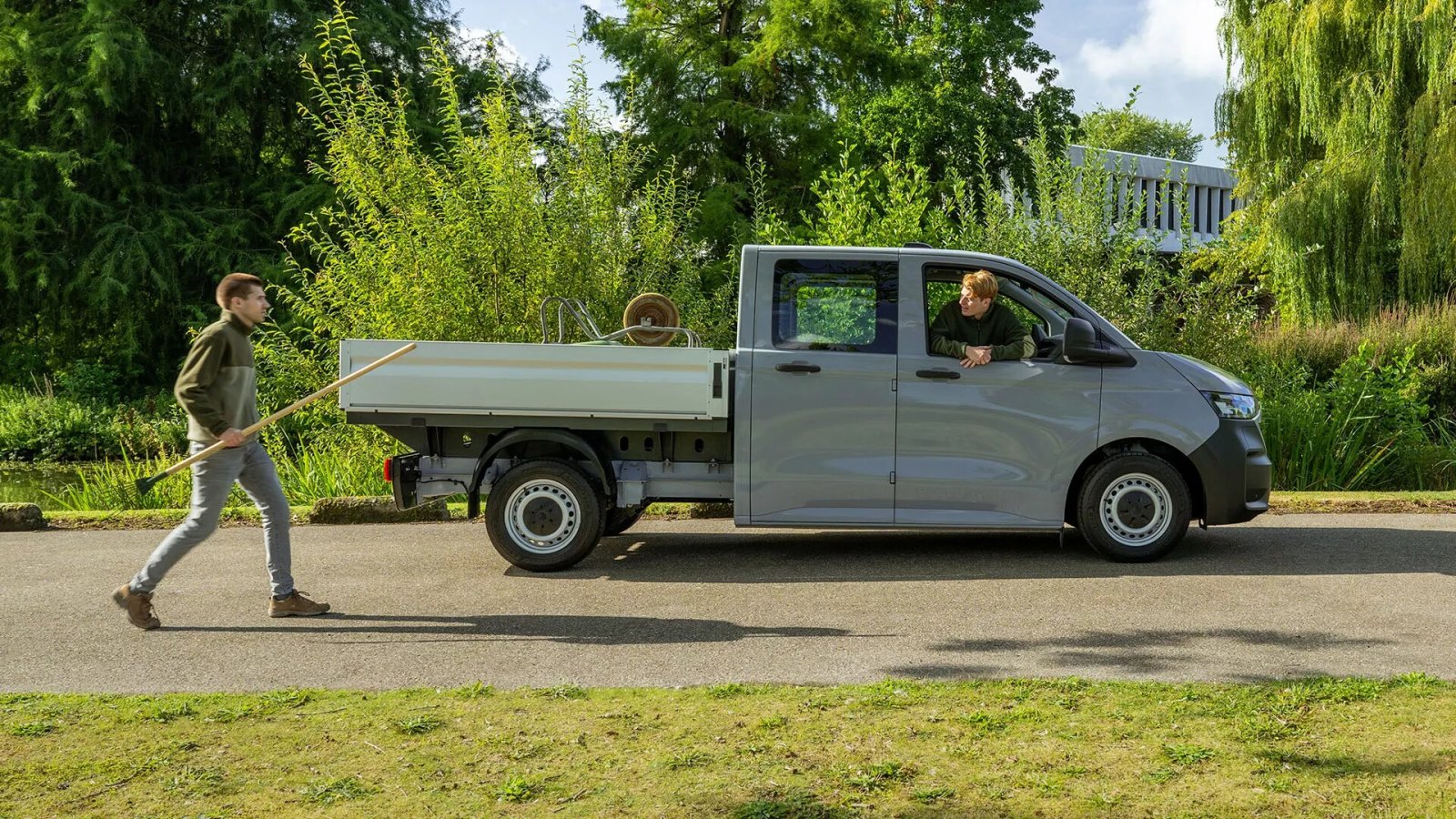 Volkswagen e-Transporter Pick-up Dubbele Cabine L2 160 kW RWD 70 kWh 2